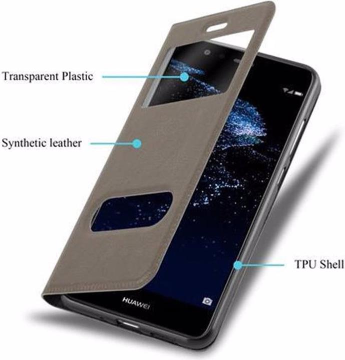 Produktbild Cadorabo Book mit View Doppelfenster Cover (Huawei P10 Lite)