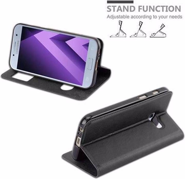 Actual product image Cadorabo Book with View double window cover (Samsung Galaxy A5 (2017))