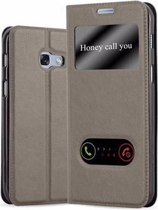 Actual product image Cadorabo Book with View double window cover (Samsung Galaxy A5 (2017))