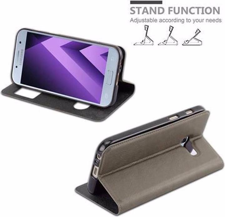 Actual product image Cadorabo Book with View double window cover (Samsung Galaxy A5 (2017))