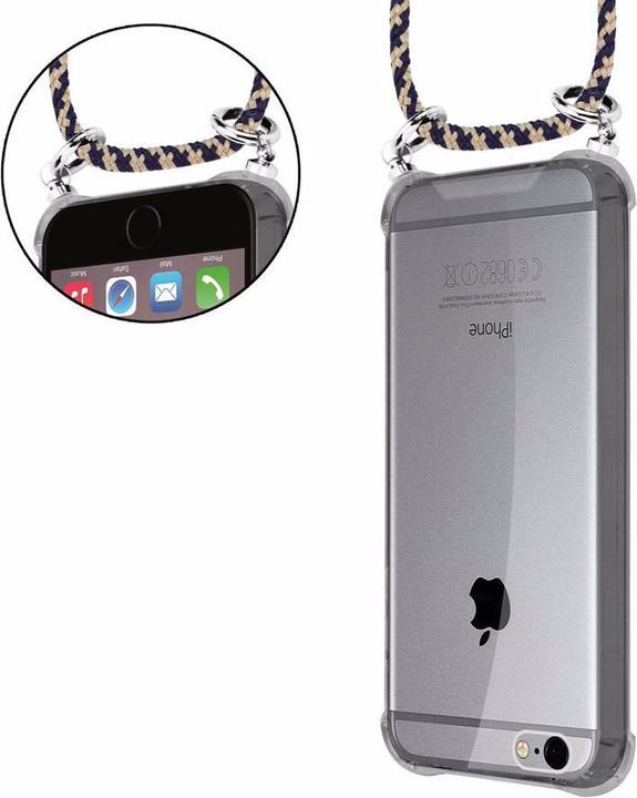 Produktbild Cadorabo TPU Handy Kette SILBER Cover