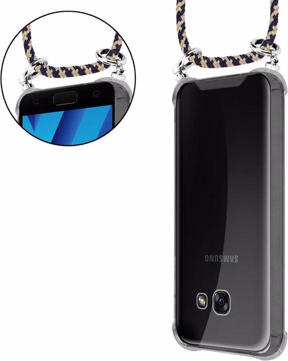 Produktbild Cadorabo TPU Handy Kette SILBER Cover