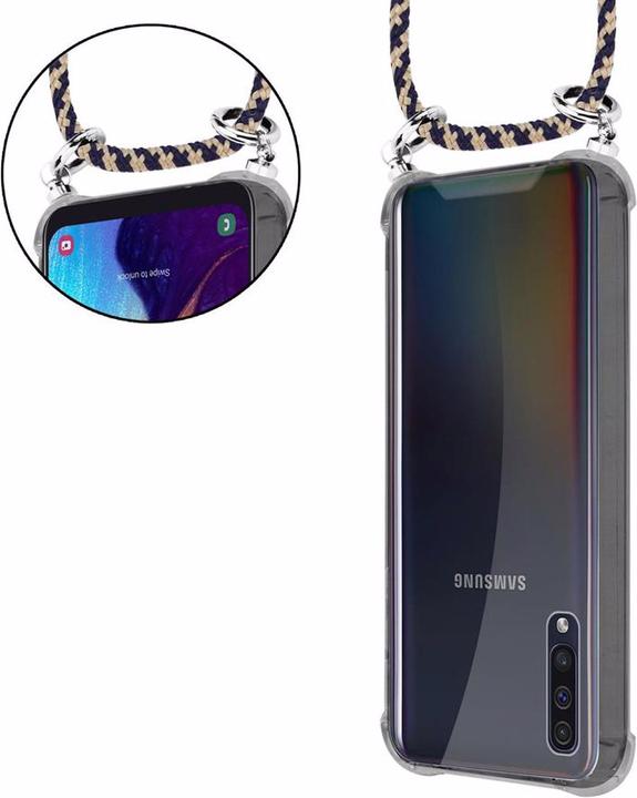 Produktbild Cadorabo TPU Handy Kette SILBER Cover
