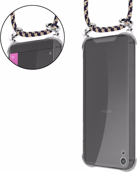 Produktbild Cadorabo TPU Handy Kette SILBER Cover