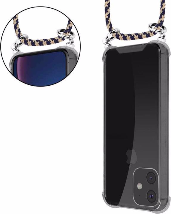 Produktbild Cadorabo TPU Handy Kette SILBER Cover