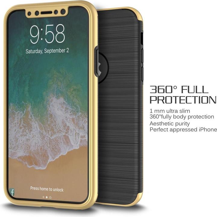 Actual product image König Design Mobile Phone Case for Samsung Galaxy S8 Plus Protective Case Backcover Bumper Cases Gold (Samsung Galaxy S8+)