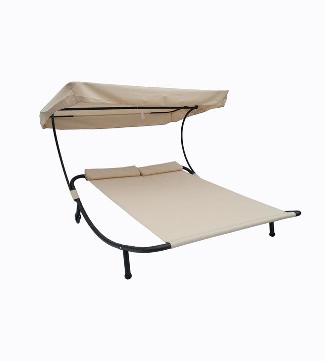 Produktbild VCM Doppelliege Gartenliege 2 Personen Bindox (200 cm)