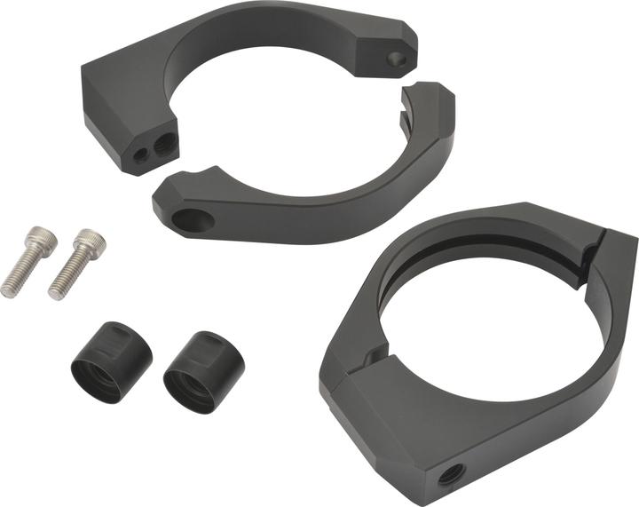Produktbild Daytona Satz Gabelklemmen 59 mm Aluminium schwarz für Blinkermontage