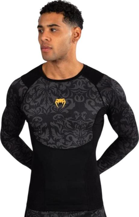 Produktbild Venum Ilia Topuria Unmatched Long Sleeve Rashguard Black Gold (L)