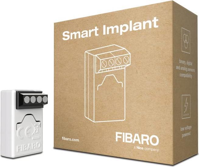 Actual product image Fibaro Smart Implant, with switching outputs (Switch actuator)