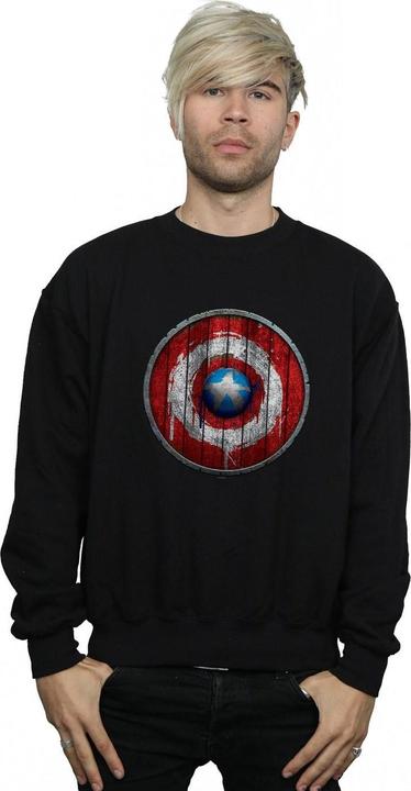 Produktbild Captain America Wooden Shield Sweatshirt (XL)