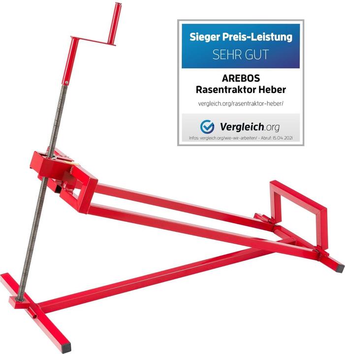Actual product image Arebos Lawn tractor lifter
