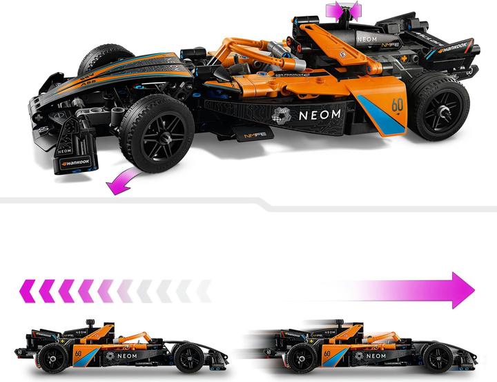 Actual product image LEGO NEOM McLaren Formula E Race Car (42169, LEGO Technic)