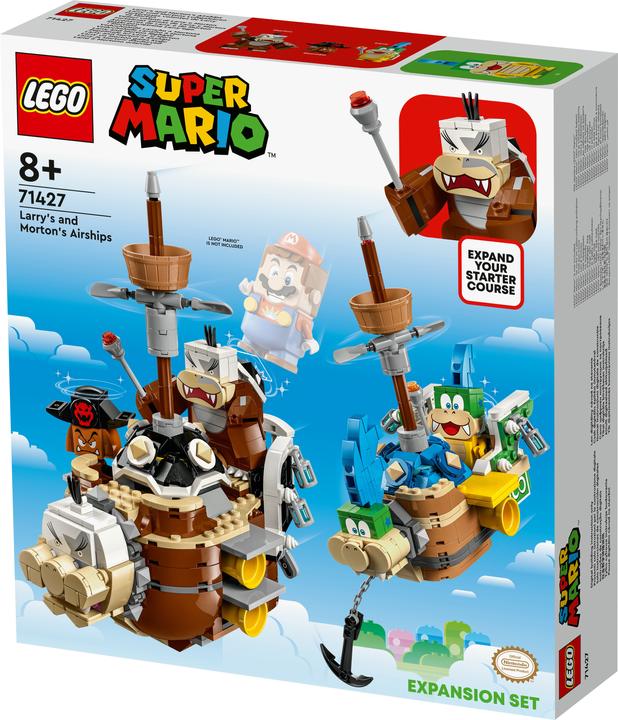 Image du produit LEGO 71427 Super Mario Larry et les galères aériennes de Morton - Kit d'extension (71427, LEGO Super Mario)