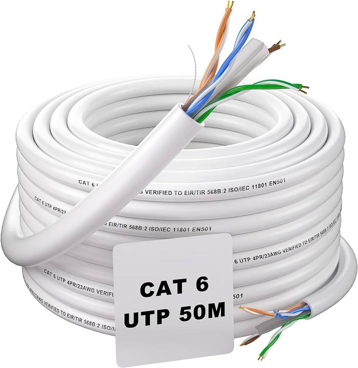 Image du produit Digitus Kit d'installation Fttx LC/APC pré-connecté/4 fibres/50m (S/FTP, CAT6, 50 m)