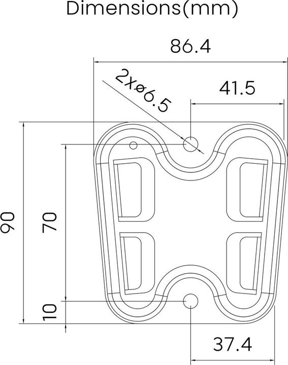 Actual product image Digitus Wall Mount (Wall, 27")
