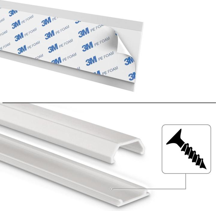 Immagine prodotto Hama Canalina per cavi in PVC, quadrata (Tubazione, 100 cm)