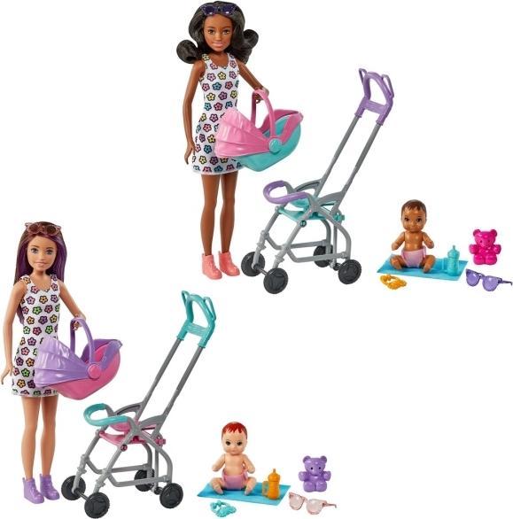 Immagine prodotto Barbie Bambola Skipper con carrozzina