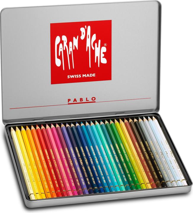 Actual product image Caran d'Ache Pablo Metallschachtel (Multicoloured, 30 x)