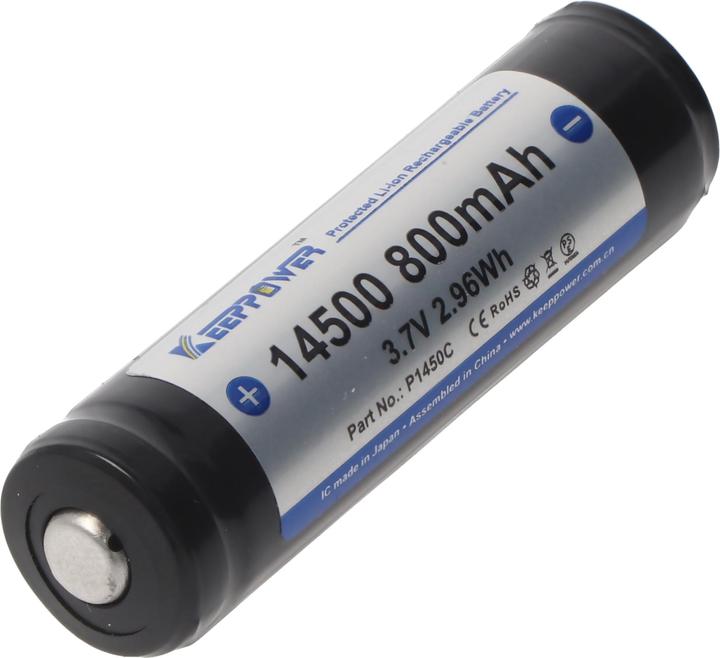 Immagine prodotto Keeppower Batteria 14500 (1 pz., 14500, 800 mAh)
