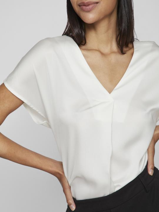 Actual product image Vila V-neck top with short sleeves (34)