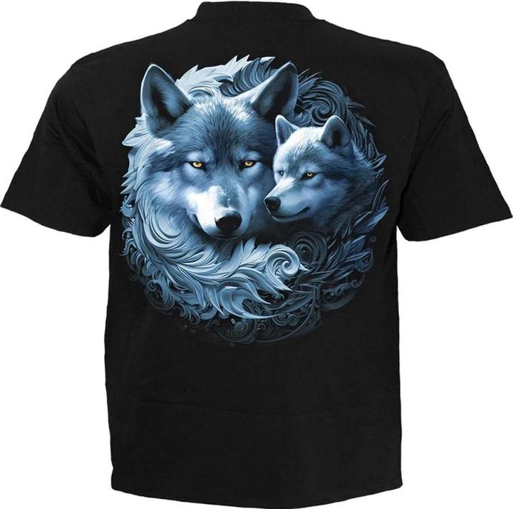 Actual product image Spiral Unisex Adult Wolf Guardian T-Shirt (4XL)