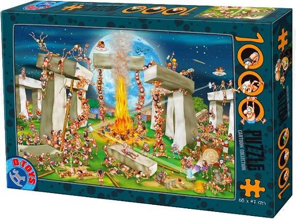 Produktbild D-Toys Puzzle 1000 pieces - Cartoon - Stonehenge (1000 Teile)