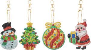 Immagine prodotto Grafix Crea il tuo portachiavi con pittura a diamante per Natale