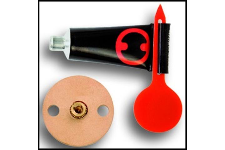 Actual product image Nie Wieder Bohren Floor door bumpers - never drill again (1 Piece, Ø 4.5 x 3 cm)