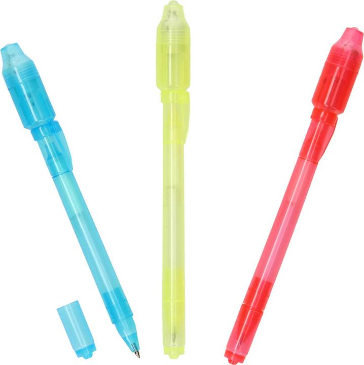 Actual product image Sombo 2 in 1 secret pen (Blue, Yellow, Red, Assorted, 1 x)