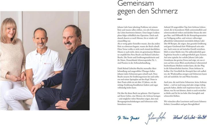 Produktbild Essen gegen Arthrose (Deutsch, Johann Lafer, Petra Bracht, Roland Liebscher-Bracht, 2023)