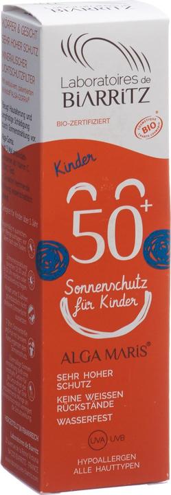 Laboratoires de Biarritz Alga Maris Children SPF 50+ (Suntan cream, SPF 50+, 100 ml, 161 g)