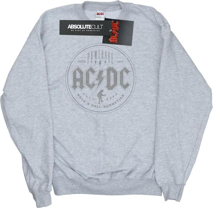 Actual product image AC/DC Girls Rock N Roll Damnation Black Sweatshirt (152, 158)