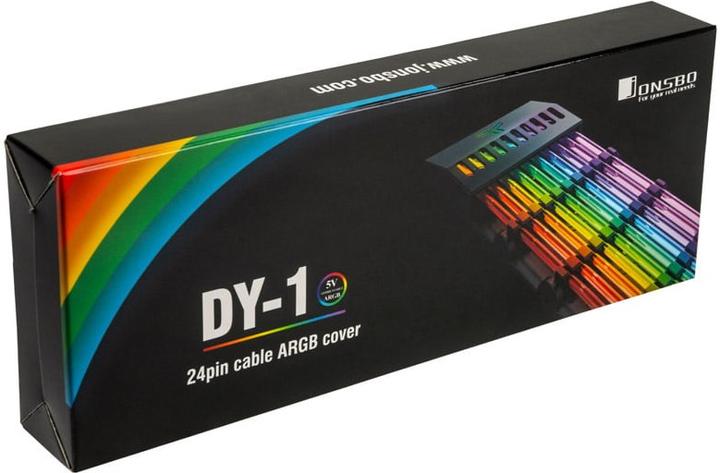 Produktbild Jonsbo DY-1 ARGB Beleuchtung für Mainboard Stromkabel (RGB)