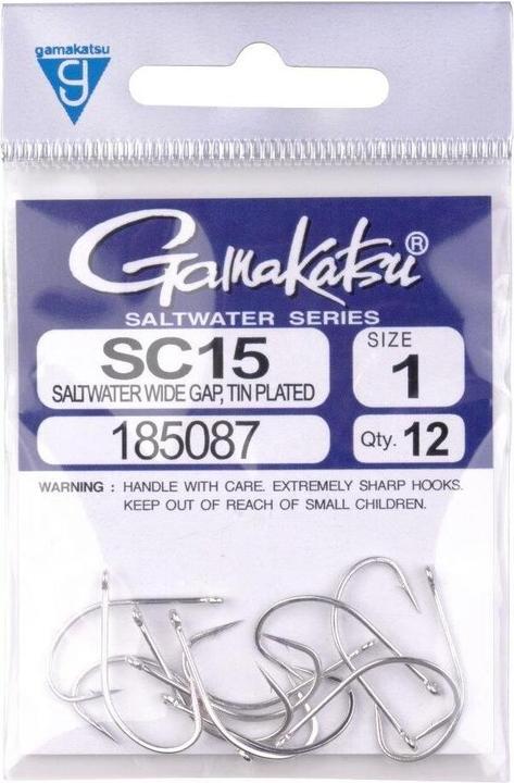 Actual product image Gamakatsu hook sc15t/u (x12)