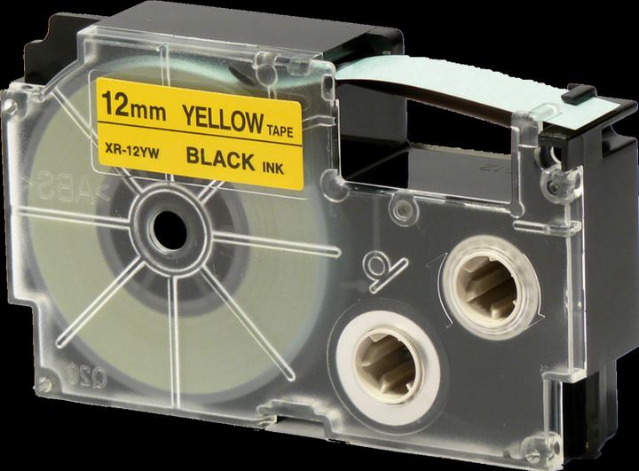 Actual product image Casio Writing tape XR (1.20 cm, Yellow, Black)