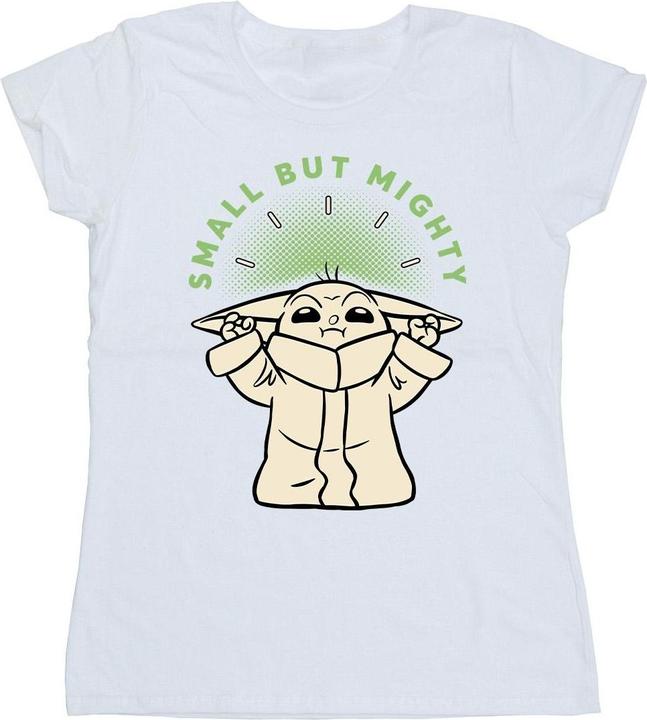 Immagine prodotto Star Wars The Mandalorian Small But Mighty Grogu Maglietta Donna (M)