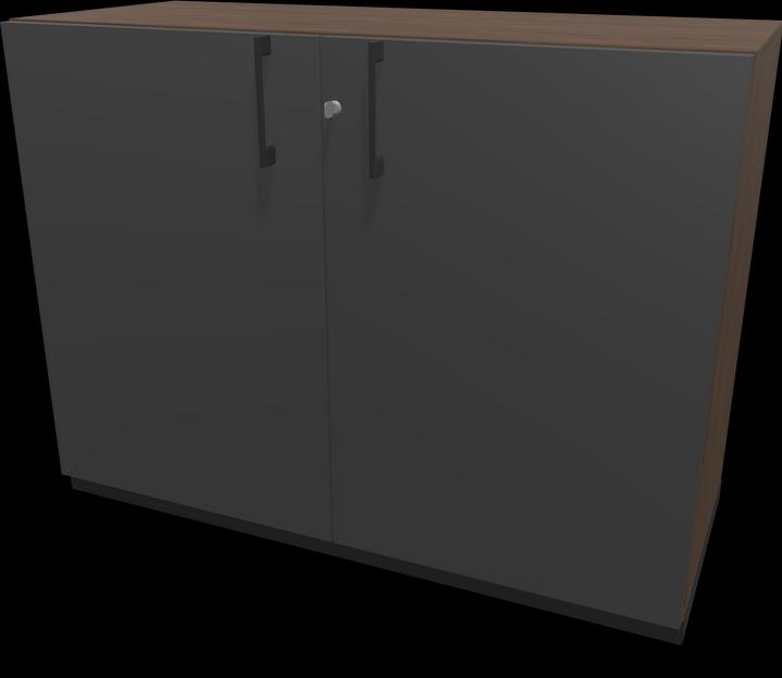 Black, Dark grey, Walnut decor dark with structure