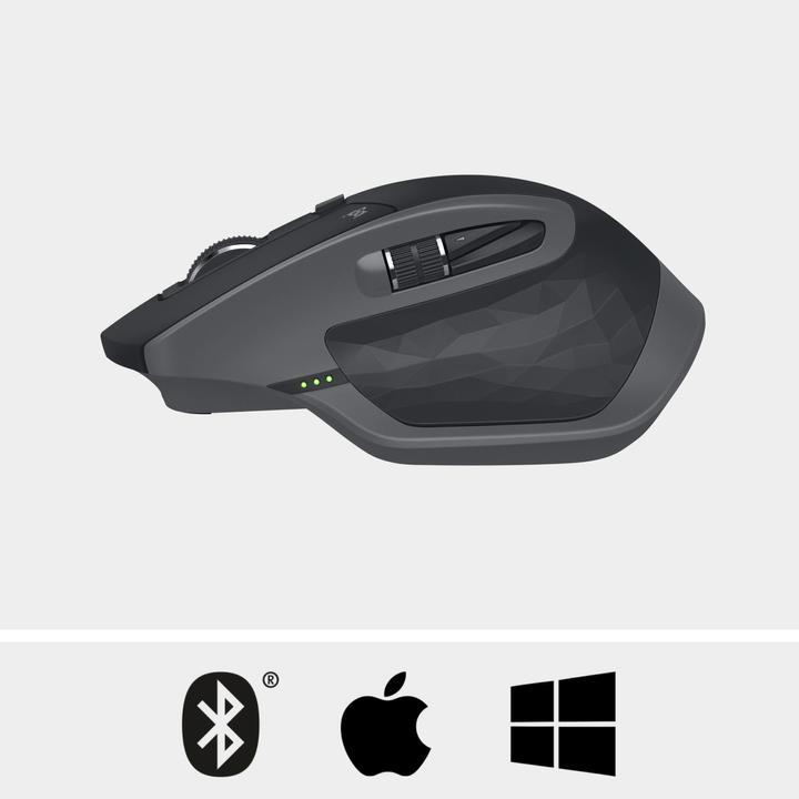 Produktbild Logitech Maus MX Master 2S - Schwarz (Kabellos)