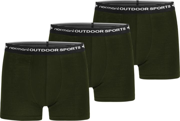 Normani 3er Pack Herren Merino Boxershorts Unterhose - 7694