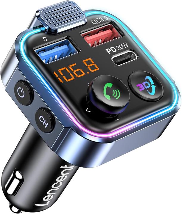Actual product image Lencent FM-Transmitter