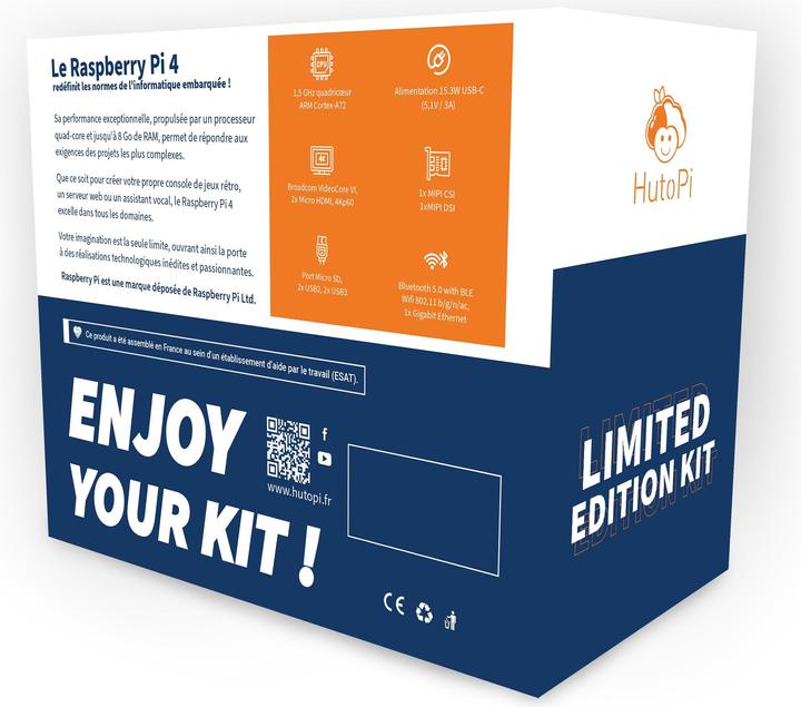 Produktbild HutoPi RASPBERRY PI 4 KIT - Limited Edition - 4GB version
