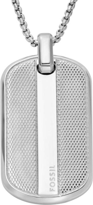 Fossil JF04882040 Heren Collier 55.9 cm - Zilverkleurig (Edelstahl)