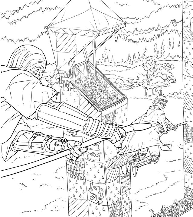 Actual product image Panini From the Harry Potter films: Glow-in-the-Dark Colouring Book