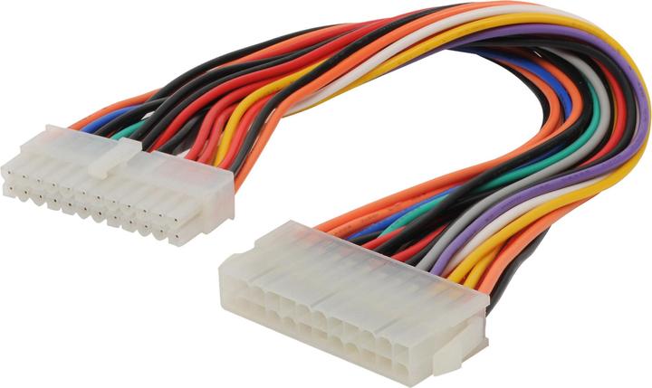 Immagine prodotto Shiverpeaks ATX 24-pin/ATX 24-pin 0,3m. Lunghezza del cavo: 0,3 m, connettore 1: ATX (24-pin), connettore 2: