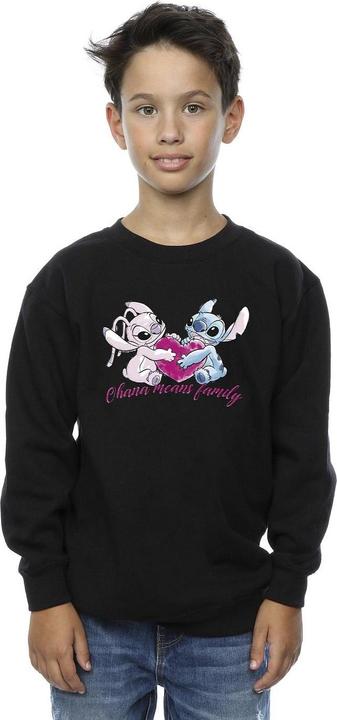 Immagine prodotto Disney Lilo And Stitch Ohana Heart With Angel Felpa Ragazzi (104)