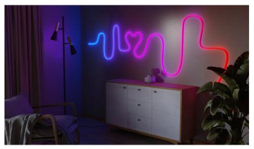 Immagine prodotto Hama 00176634 Illuminazione intelligente Striscia luminosa bianca WLAN (500 cm, Interno)