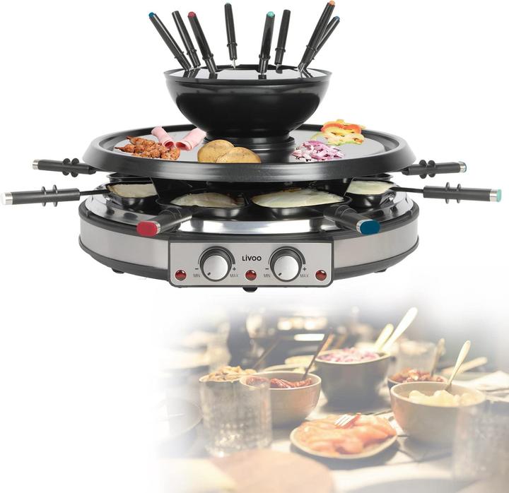 Produktbild Livoo Raclette Fondue Grill