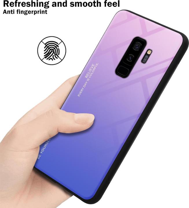 Immagine prodotto Cadorabo Copertura in vetro TPU 2 colori (Samsung Galaxy S9+)
