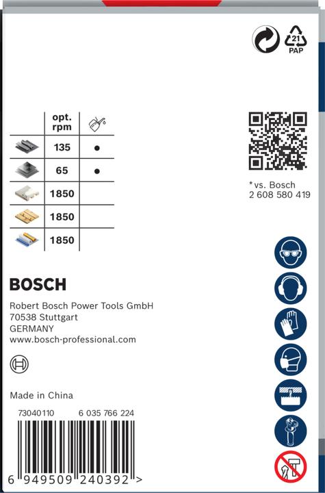 Energie-Label Bosch Professional Zubehör PRO Multi Material PC Plus Lochsäge, 64 mm (64 Millimeter)